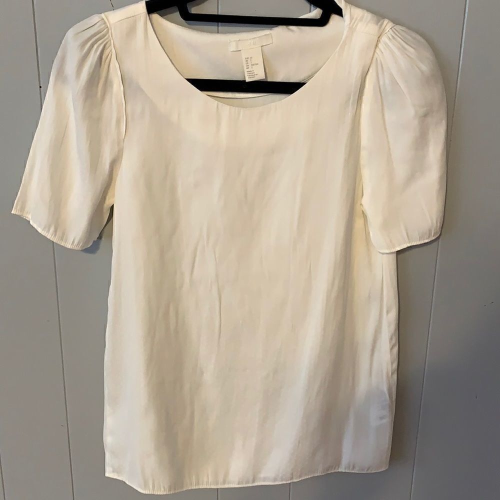 H&M Off White Blouse Size 2